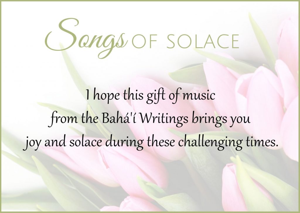 Songs of Solace greeting card